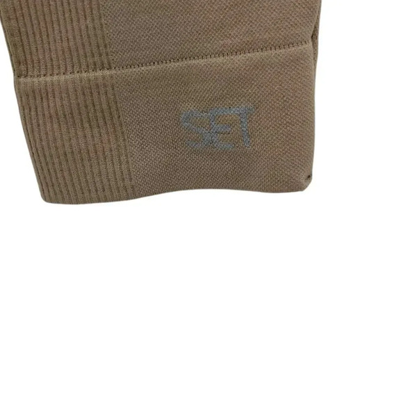 SET Active Sculptflex Seamless Leggings in Breeze Beige Tan Size XL - Picture 9 of 10